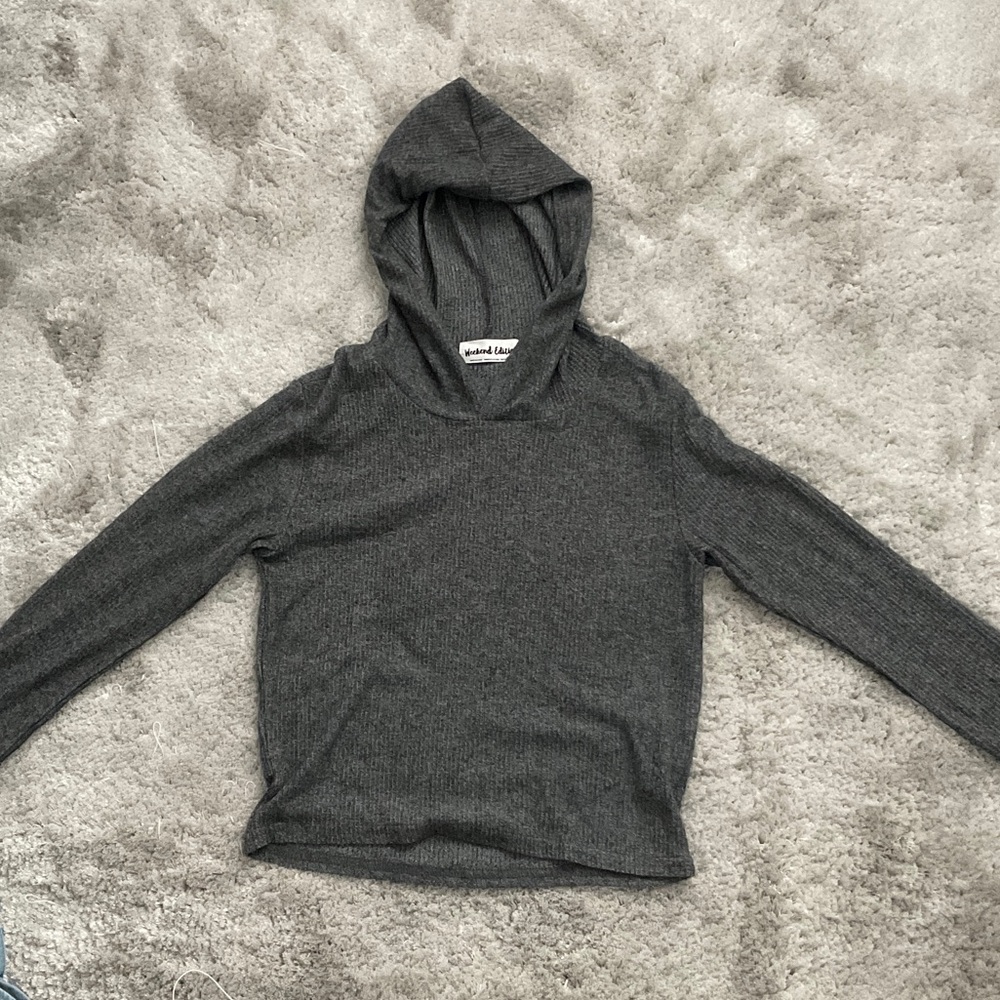 Weekend Edition Gray Knit Top